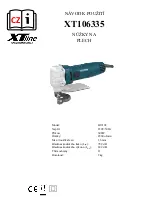 Предварительный просмотр 1 страницы XTline XT106335 User Manual