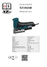 Preview for 1 page of XTline XT106368 Manual