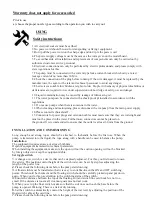 Предварительный просмотр 24 страницы XTline XT120100 User Manual