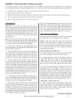 Preview for 9 page of XTM Racing Baja Blade Operating Instructions Manual