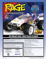 XTM Racing Rage 1/18th 4wd Operating Instructions Manual preview