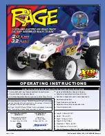 XTM Racing Rage Operating Instructions Manual preview