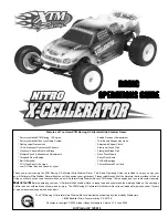 XTM Racing X-Cellerator Nitro Basic Operation Manual preview