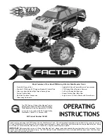 Предварительный просмотр 1 страницы XTM Racing X-Factor Nitro Monster Truck User Manual