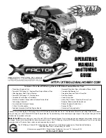 XTM Racing X-Factor2 Operation Manual preview