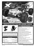 XTM Racing XST 4WD Truggy RTR Operating Instructions And Assembly Manual preview