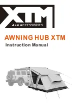 XTM AWNING HUB Instruction Manual предпросмотр