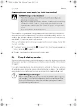 Preview for 14 page of XTM XTM40 Operating Manual