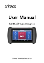 Xtool IK618 User Manual preview