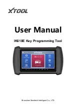 Preview for 1 page of Xtool IK618E User Manual