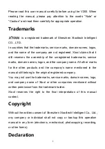 Preview for 2 page of Xtool V200 User Manual