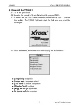 Preview for 7 page of Xtool VAG401 Manual