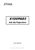 Xtool X100PAD3 User Manual preview