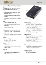 Preview for 2 page of xtpower MP-10400 Quick Start Manual