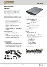 Preview for 1 page of xtpower MP-23000A Manual