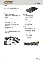 Preview for 3 page of xtpower MP-24000 Manual