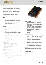 Предварительный просмотр 5 страницы xtpower MP-S6000 Manual