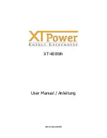 xtpower XT-400Wh User Manual preview