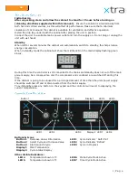 Предварительный просмотр 4 страницы xtra XR10 Original Service Manual