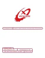 Xtracycle Freeradical Owner'S Manual предпросмотр