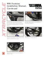 Preview for 2 page of Xtracycle RFA Footsies Installation Manual