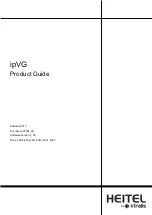 Xtrails Heitel ipVG Product Manual preview