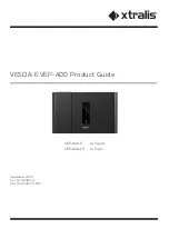 Xtrails VESDA-E VEP-A00 Product Manual preview