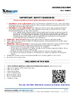 Preview for 2 page of XtraLight UV-C MOBILE Operational & Maintenance Manual