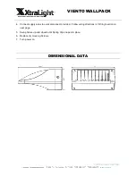 Preview for 3 page of XtraLight VIENTO WALLPACK Quick Manual