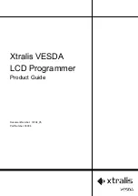 Предварительный просмотр 1 страницы Xtralis VESDA LCD Programmer Hand Held Product Manual