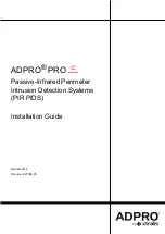 Xtralis ADPRO PRO E Installation Manual preview