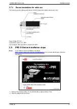 Предварительный просмотр 19 страницы Xtralis ADPRO PRO E Installation Manual