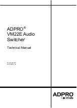 Предварительный просмотр 1 страницы Xtralis ADPRO VM22E Technical Manual