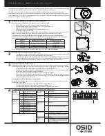 Предварительный просмотр 1 страницы Xtralis OSID Installation Sheet