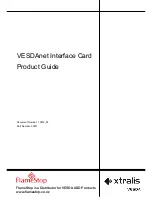 Preview for 1 page of Xtralis VESDAnet Product Manual