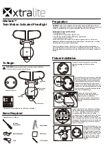 Xtralite NiteSafe Manual preview