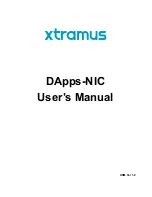 Xtramus NuDOG-801 User Manual preview