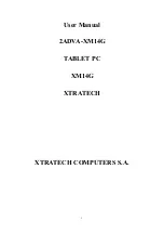 Preview for 1 page of XTRATECH IguanaPad XM14G User Manual