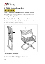 Preview for 20 page of Xtreme Collection XTREME Ocean Breeze Chair Use Instructions