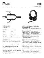 Xtreme Gaming XG-947 Owner'S Manual preview