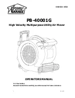 Xtreme Garage PB-40001G Operating Manual preview