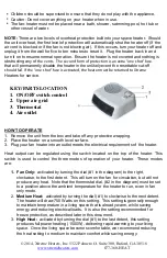 Preview for 3 page of Xtreme Heaters XTRCAB Instruction Manual