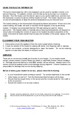 Preview for 4 page of Xtreme Heaters XTRCAB Instruction Manual