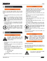 Preview for 10 page of Xtreme Manufacturing Snorkel SR5519 Operator'S Manual