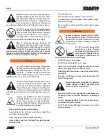 Preview for 13 page of Xtreme Manufacturing Snorkel SR5519 Operator'S Manual