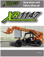 Xtreme Manufacturing XR1147 Operation And Safety Manual preview