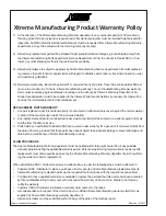 Preview for 74 page of Xtreme Manufacturing XR5919-A Operation And Safety Manual