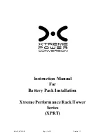 Xtreme Power Conversion XPRT Series Instruction Manual preview