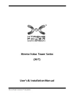 Xtreme Power Conversion XVT?600 User & Installation Manual preview