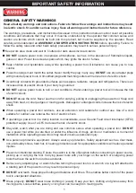 Preview for 2 page of Xtreme Power 50115 Owner'S Manual And Safety Instructions